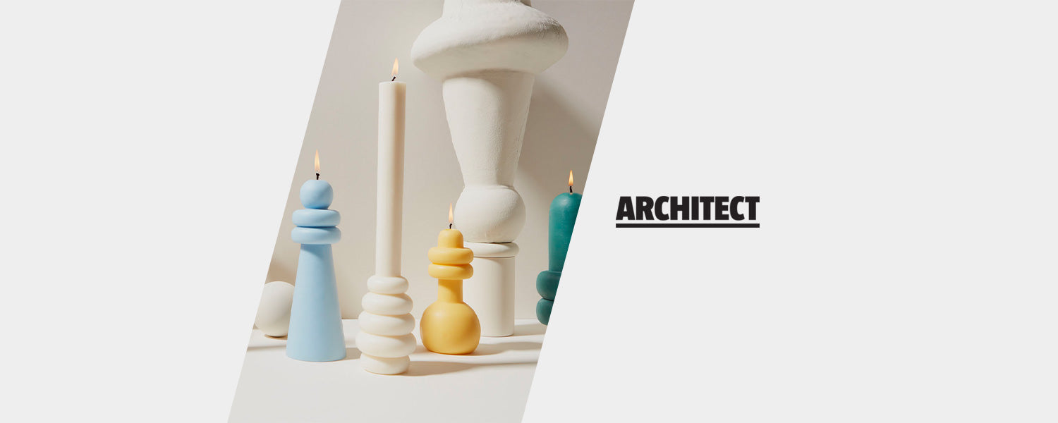Our Spindle Candles made Architect Magazine's Holiday Gift Guide!