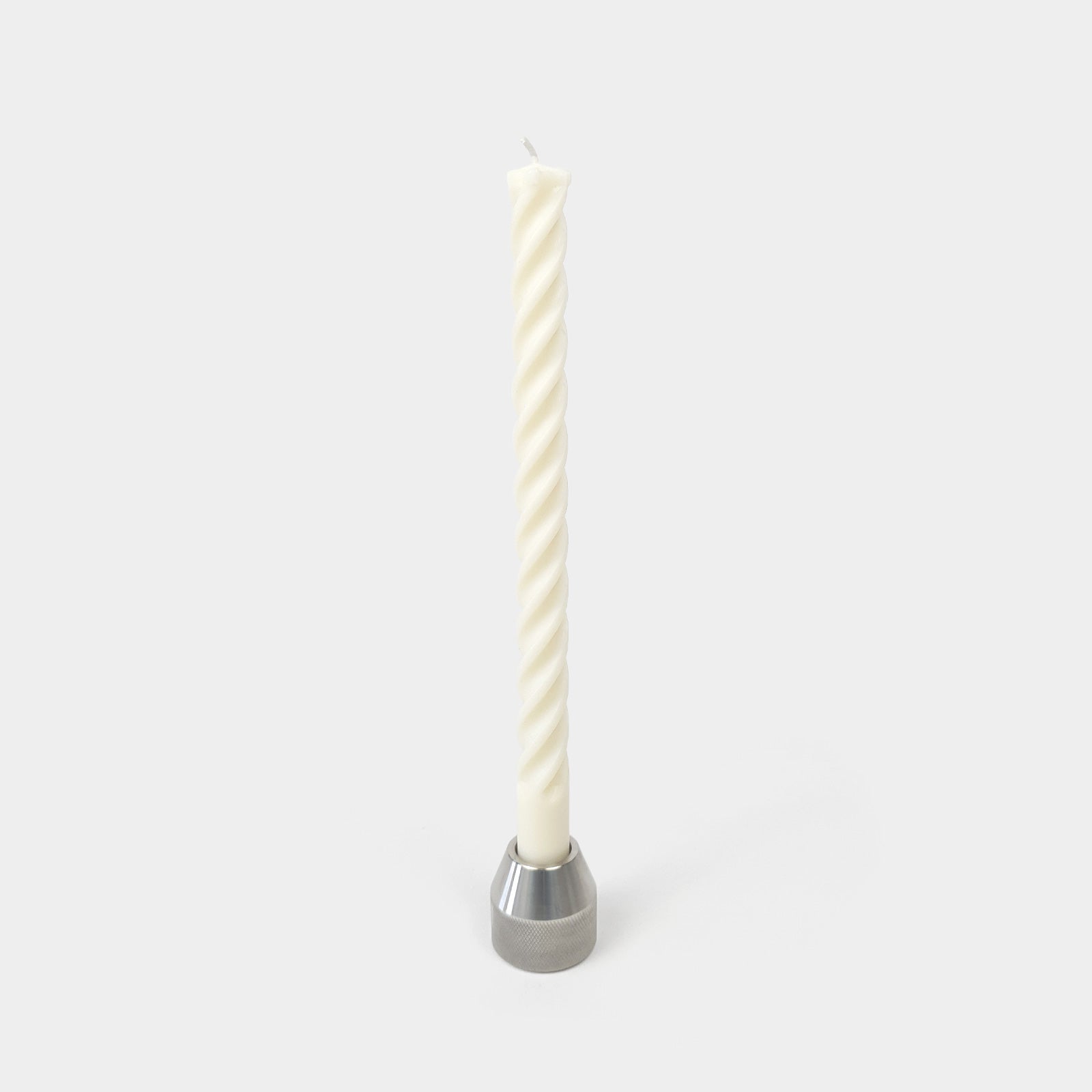 Concrete Drill Bit Candle - White