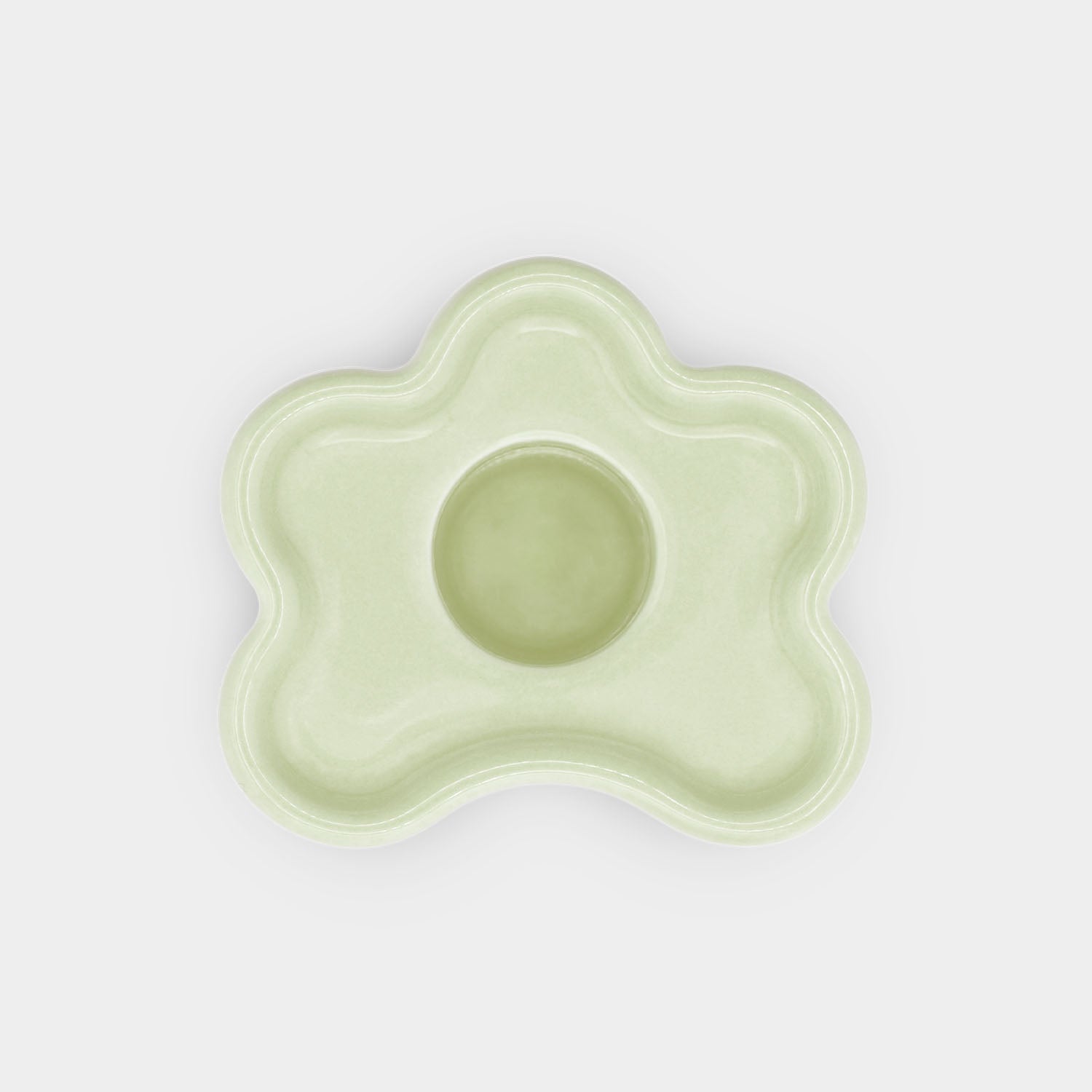 Candle Holder Flora in mint by OCTAEVO