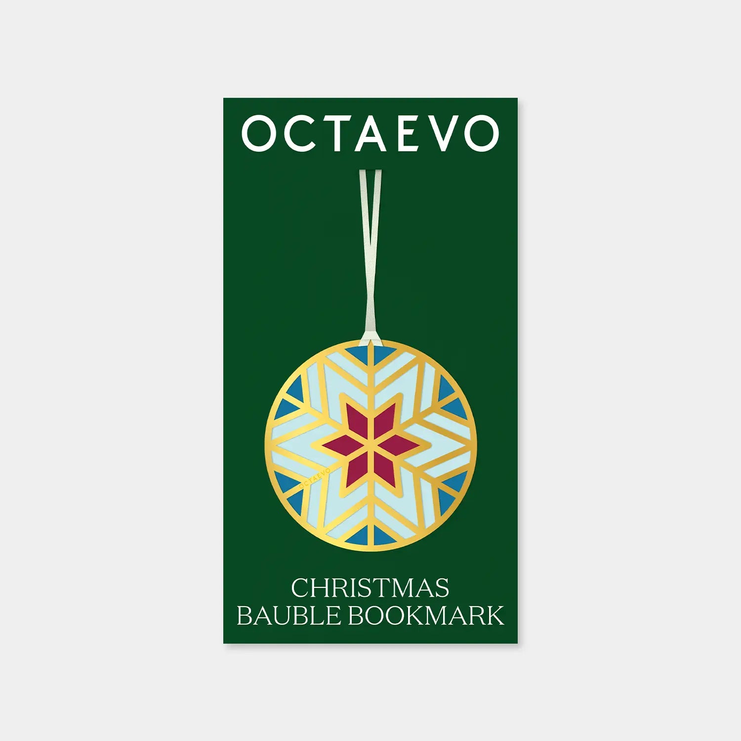 Octaevo Bookmark - Christmas Bauble 2 (Green)
