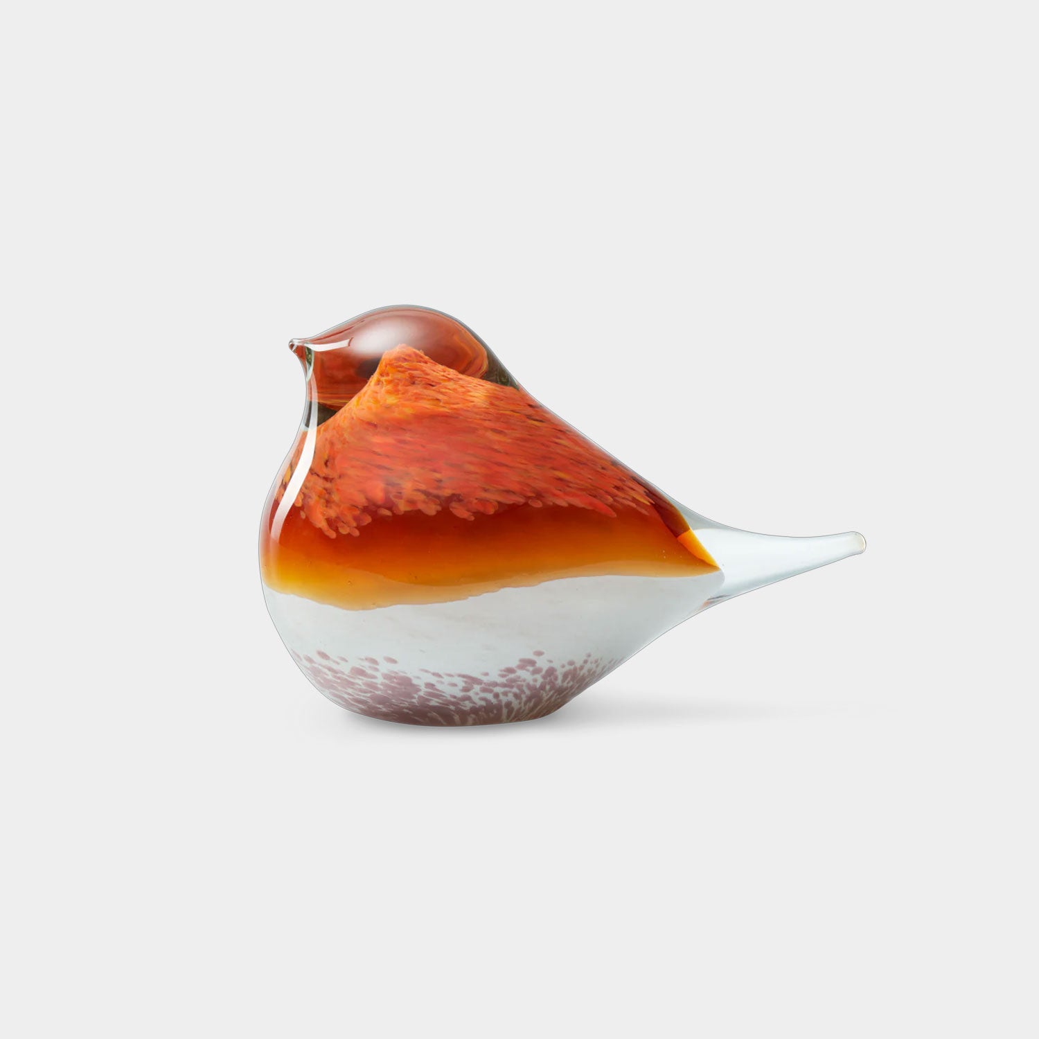 OCTAEVO Atlas Glass Bird - Orange