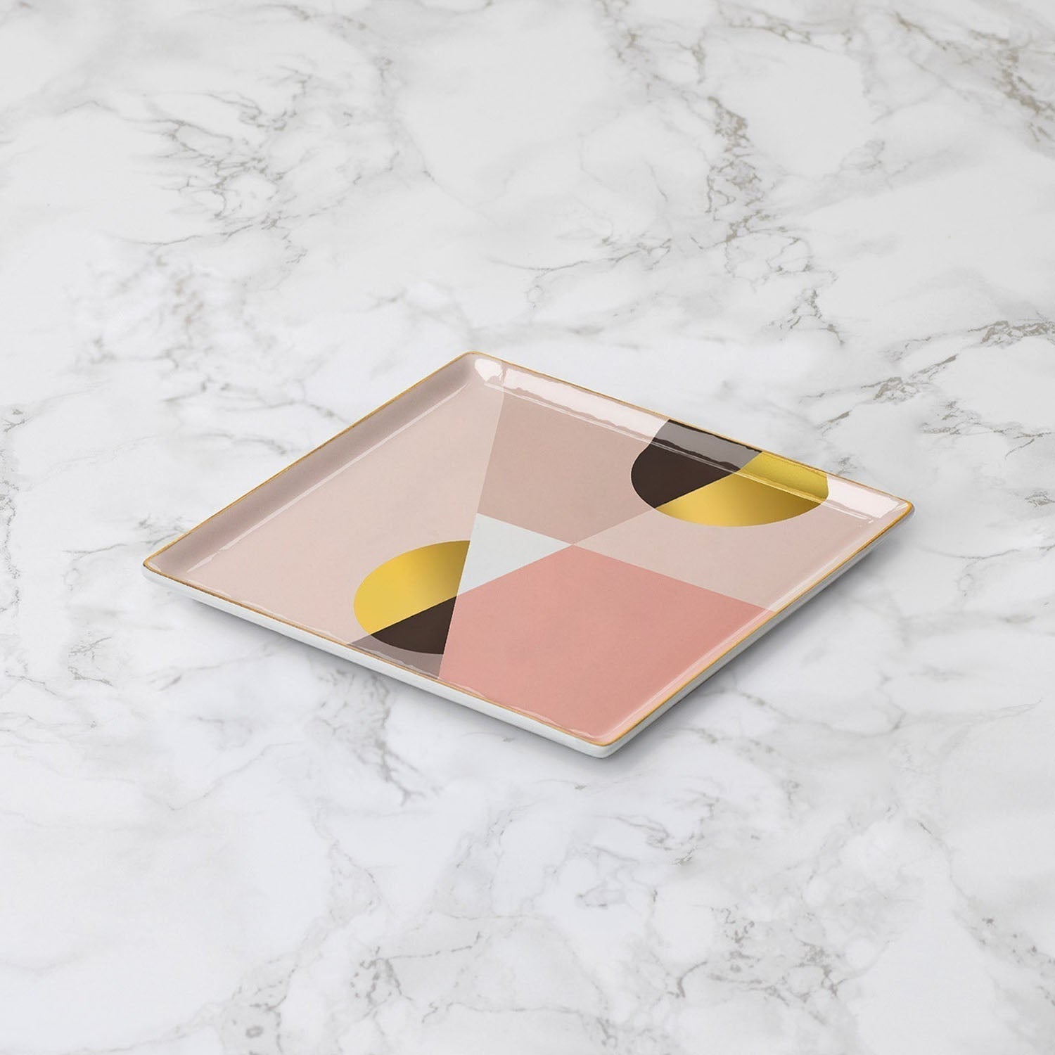 Ceramic Tray Siena in pink by OCTAEVO