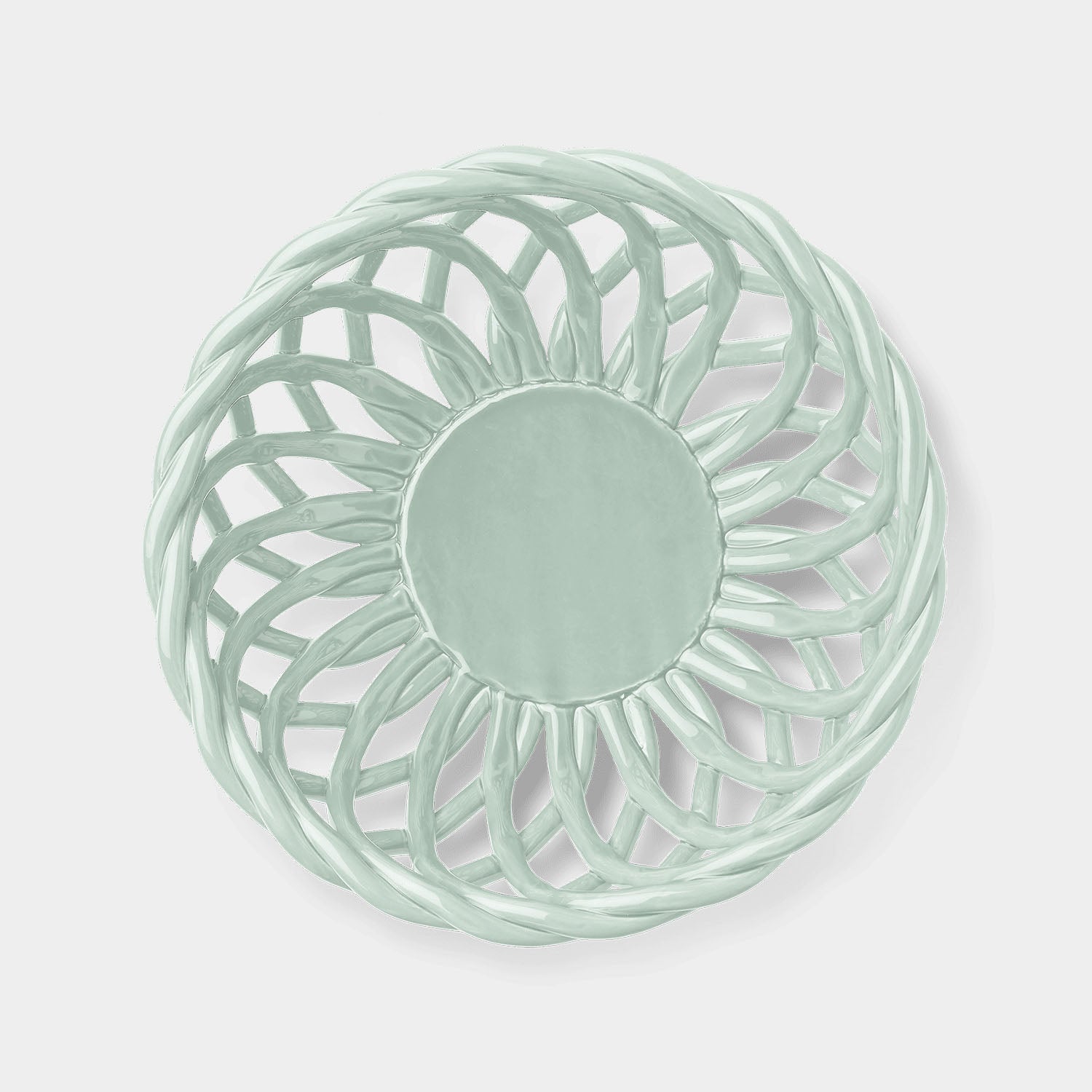 Sicilia Basket in light mint by OCTAEVO