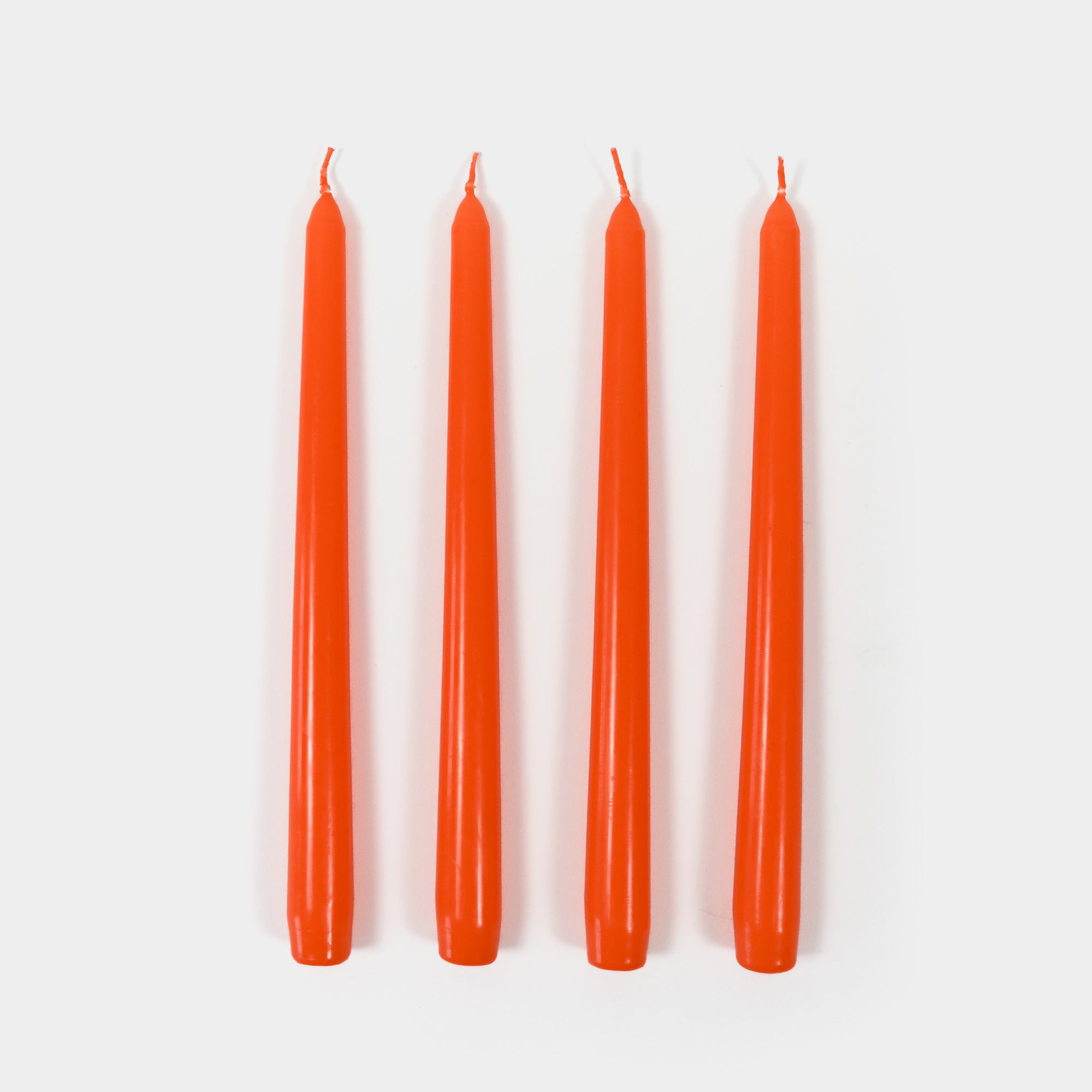 Taper Candles 4 Pack - Orange