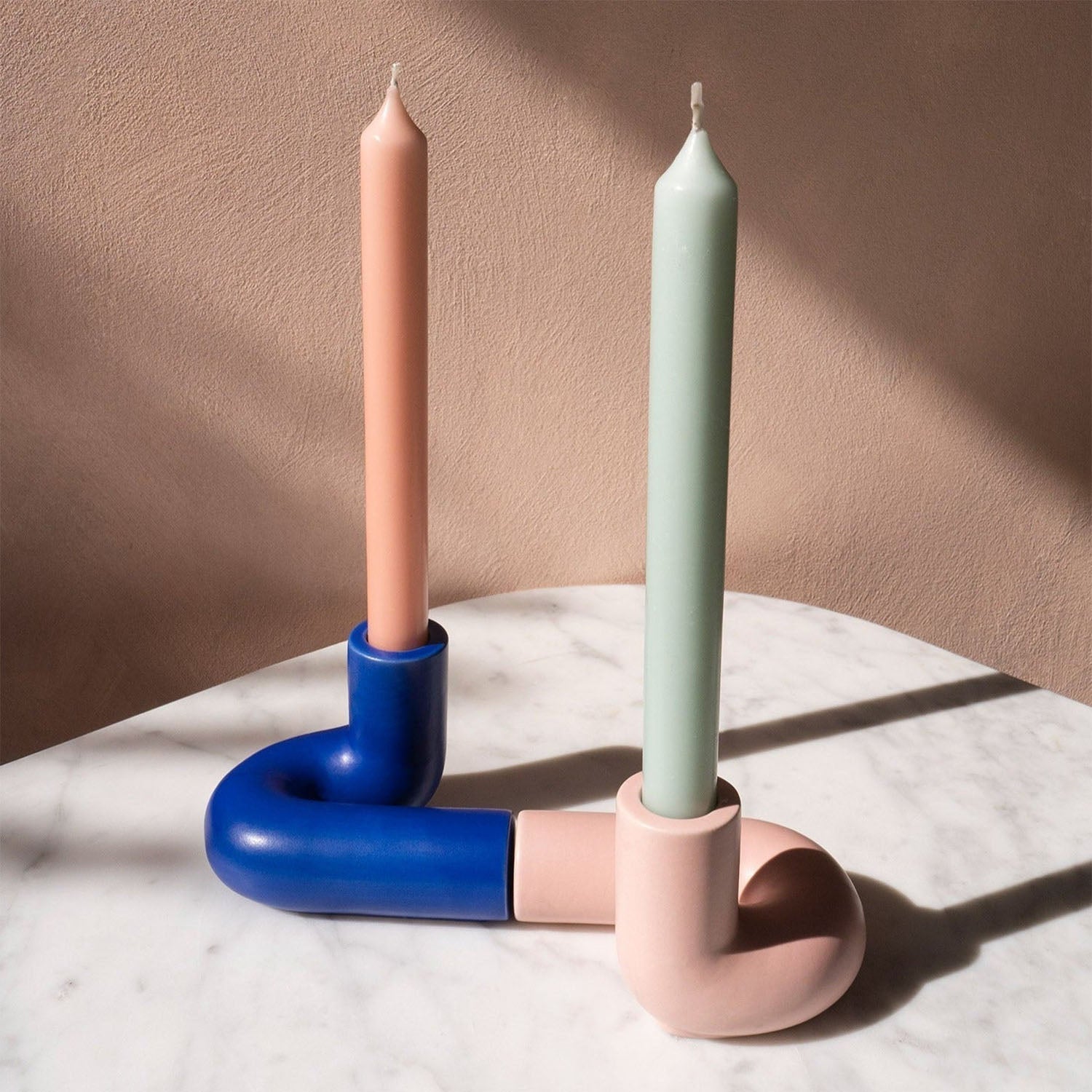 Templo Candle Holder in blue by OCTAEVO