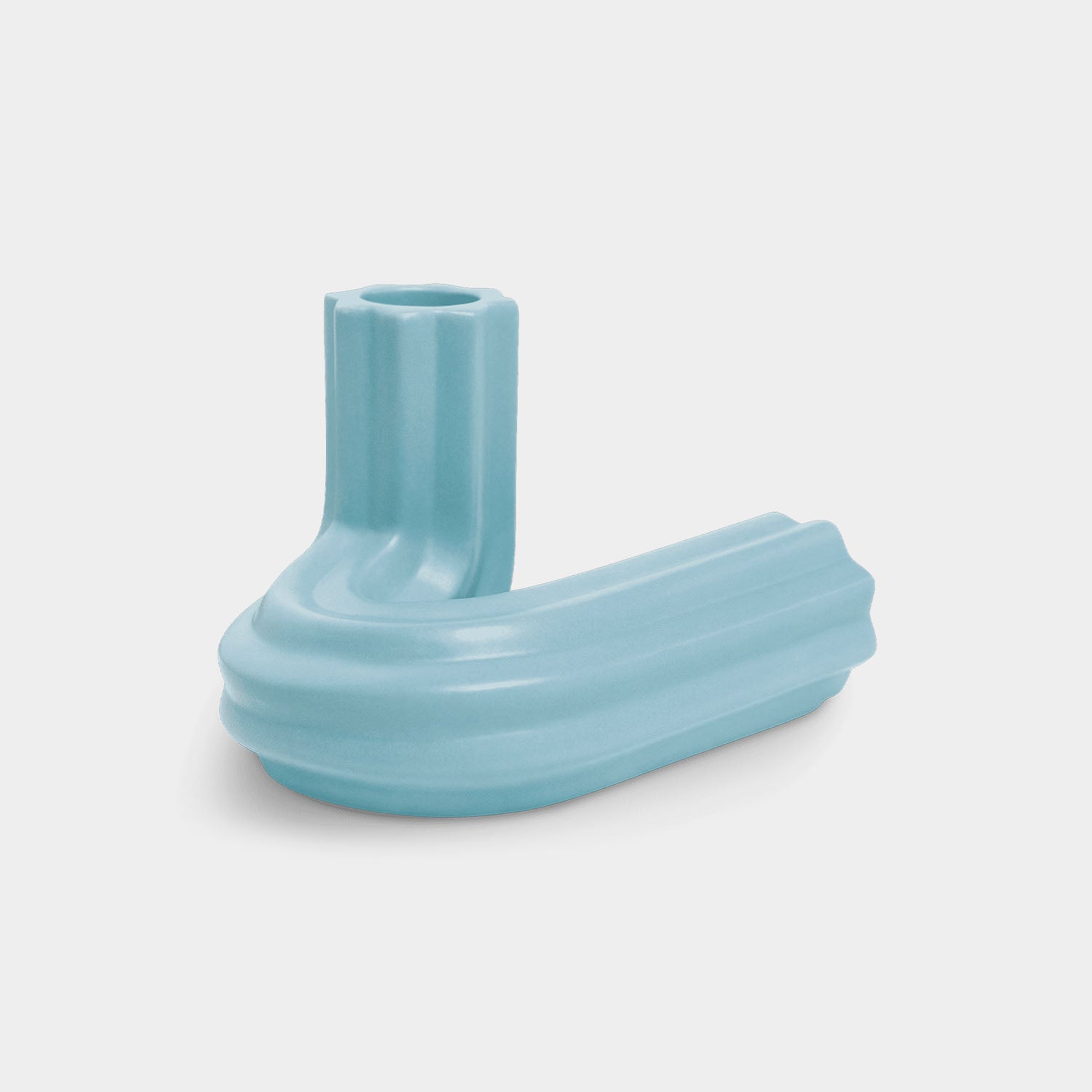 Templo Candle Holder in light blue by OCTAEVO