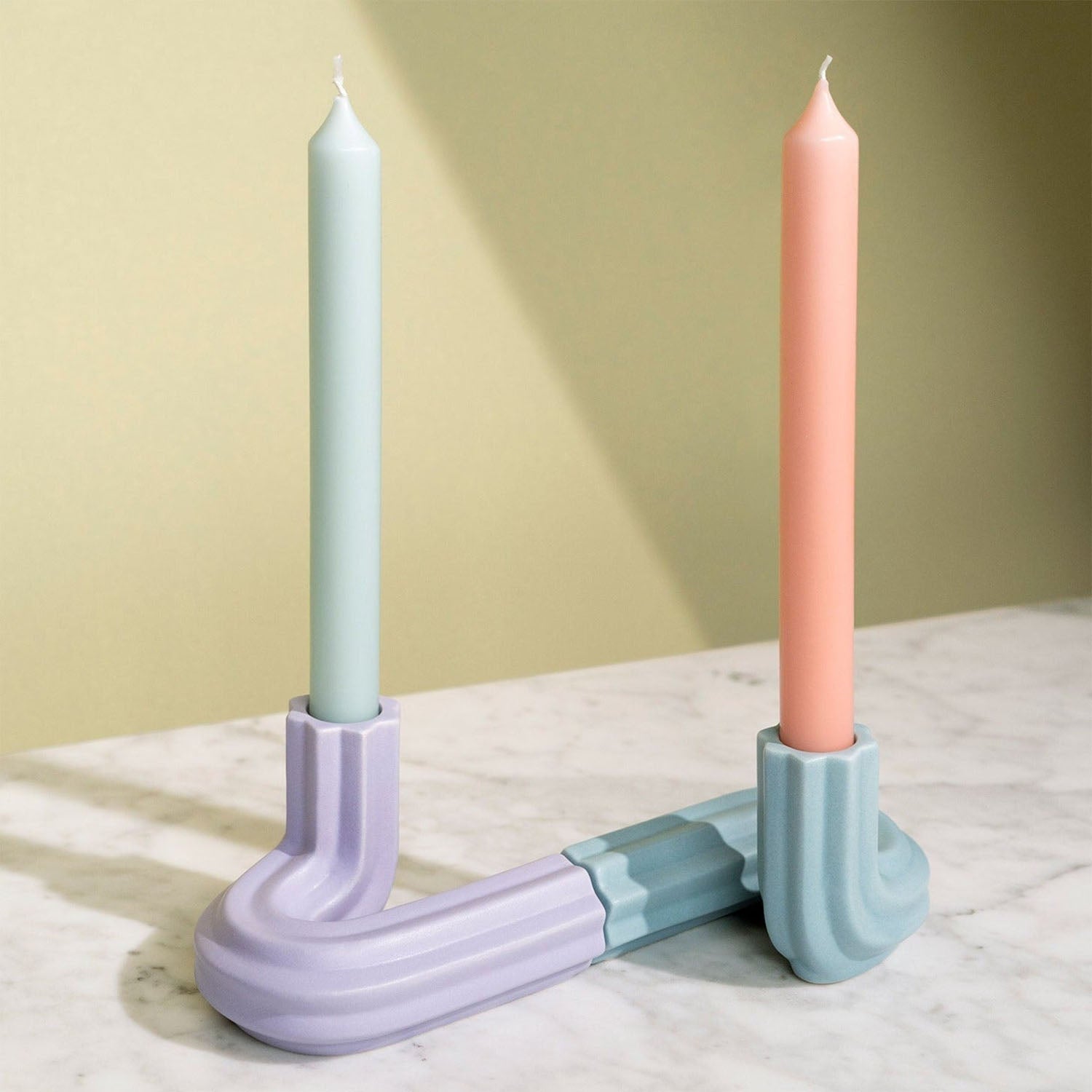 Templo Candle Holder in purple by OCTAEVO