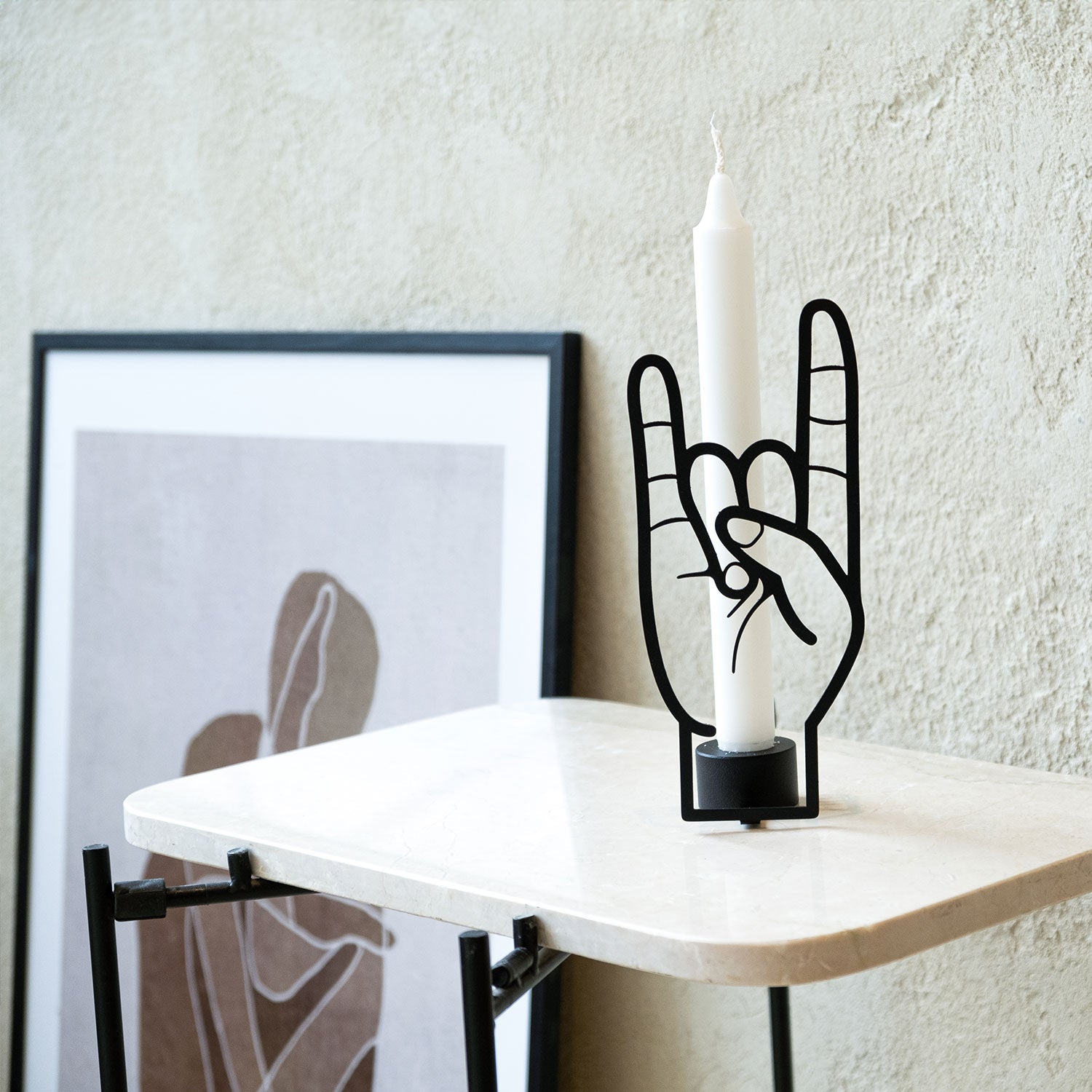 CandleHand Candle Holder - You Rock