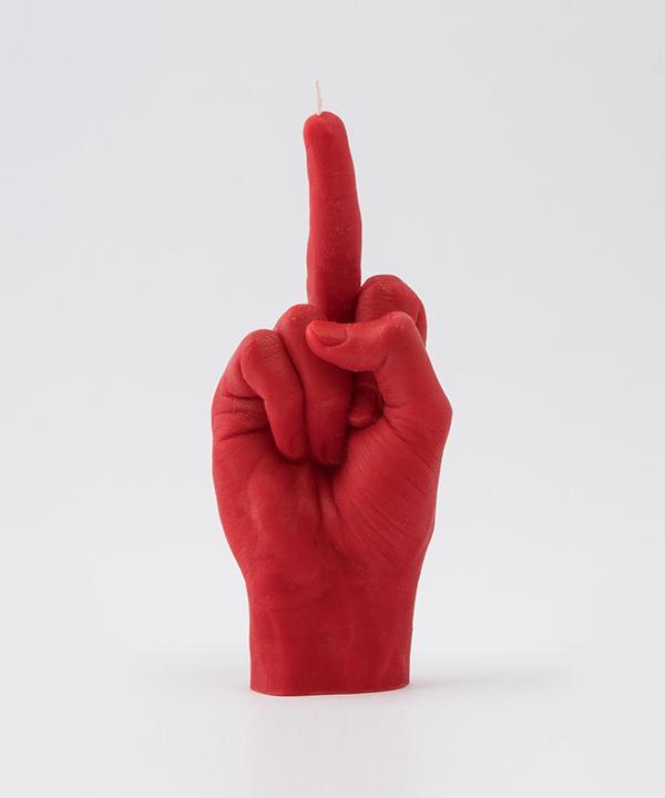 CandleHand "Fcuk You" Red candle