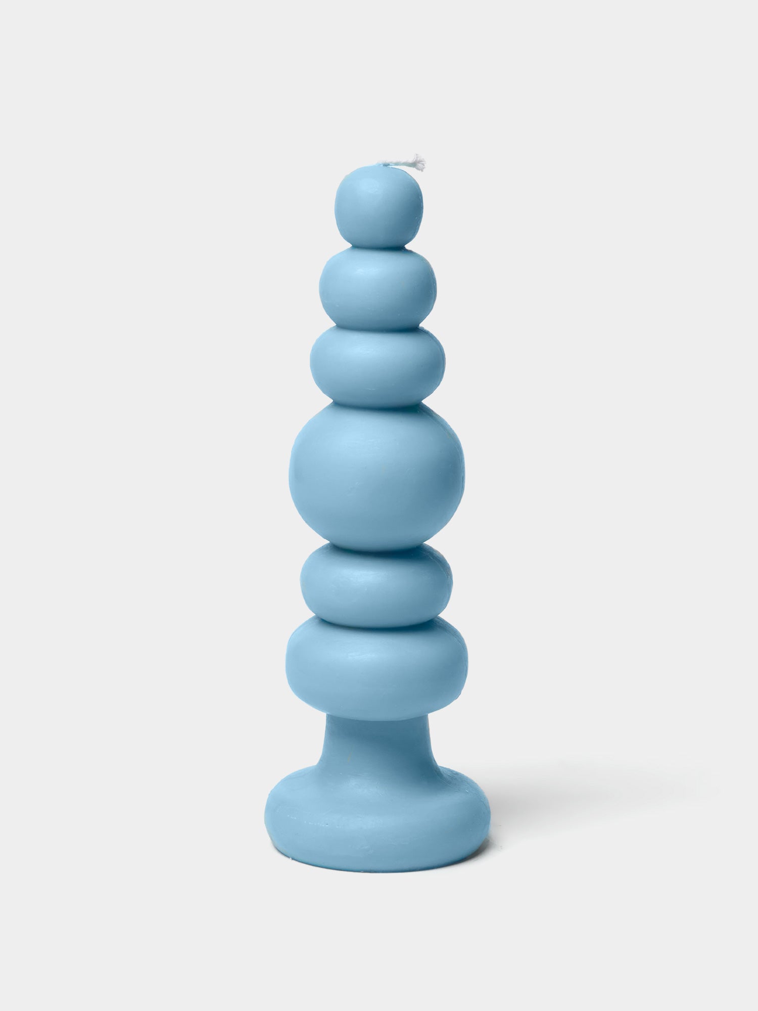 Spindle Candle Knubby - Blue